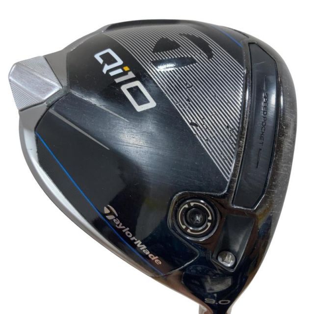 【中古】 テーラーメイド Qi10 9° ドライバー DR 純正特注シャフト (フレックスS) メンズ 男性用 右利き 右用 Cランク ゴルフクラブ