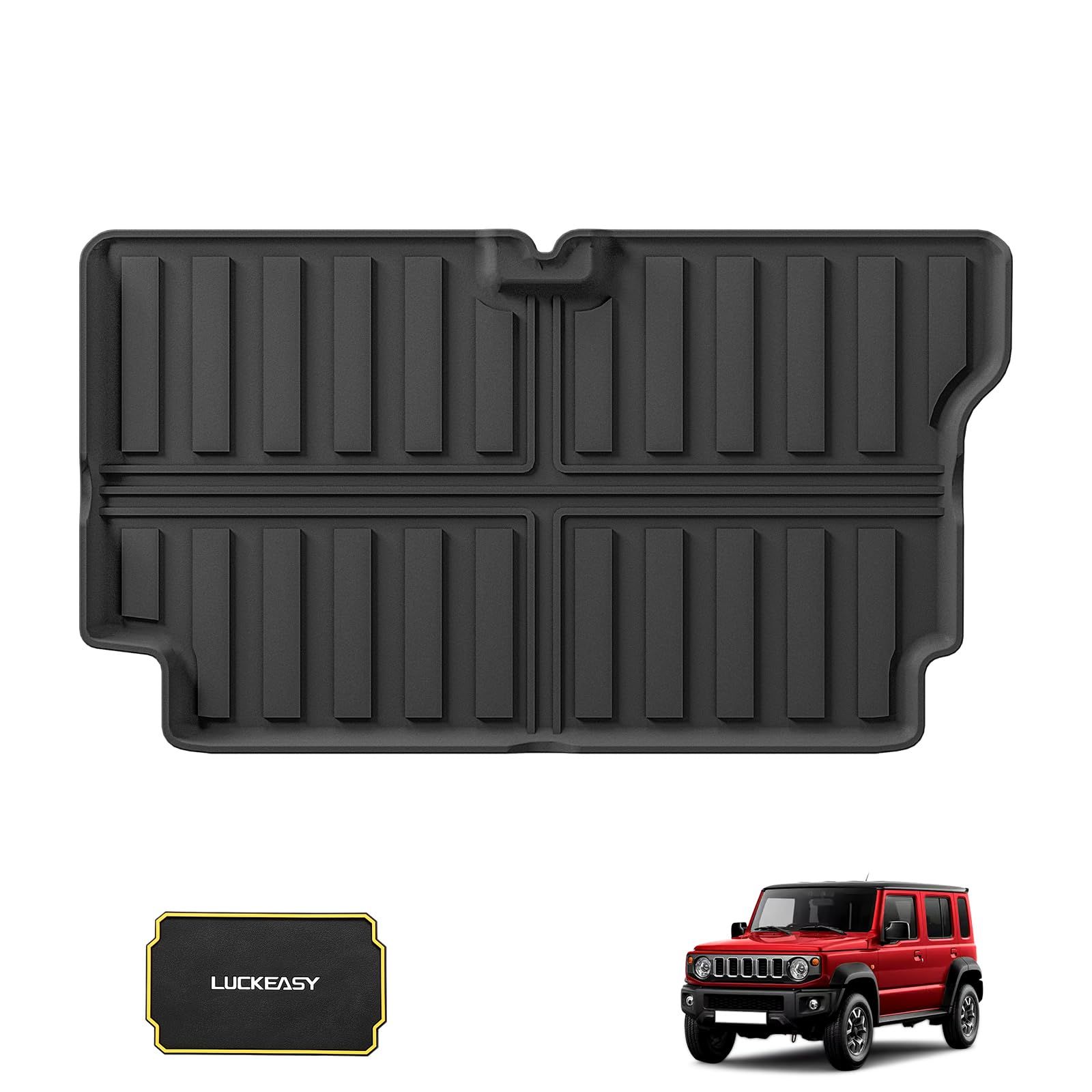 新品 LUCKEASY スズキ ジムニー ノマド 5ドア 専用 フロアマット JC74W FC AT車 MT車 トランクマット Jimny Nomade 2025年4月～現行 荷台マット トランクシート 保護マット ラゲッジマット 防水防汚 耐摩擦 滑り防止