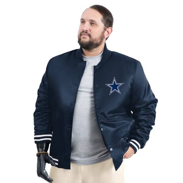 NFL公式 正規品 アメフト メンズ スタジャン アウター ジャケット ジャンパー G-III Sports by Carl Banks ダラス・カウボーイズ Dallas Cowboys Varsity Jacket