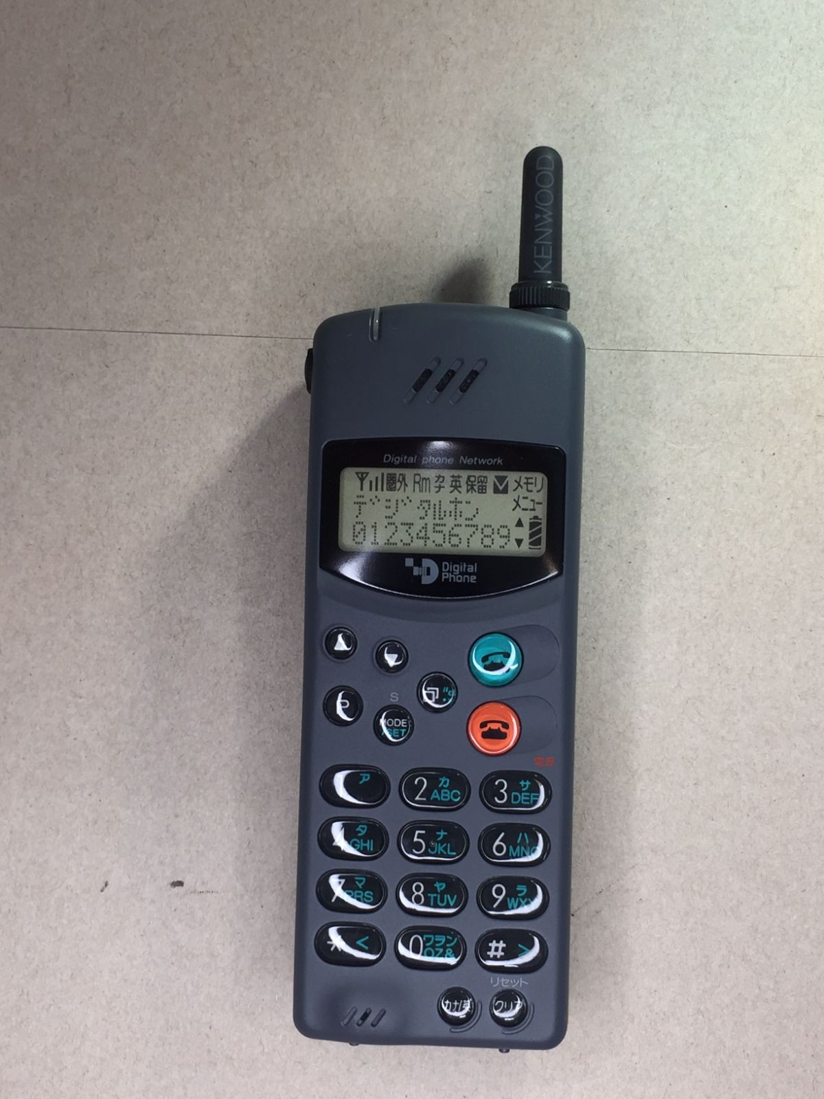 モックアップ Digital Phone BY KENWOOD M565