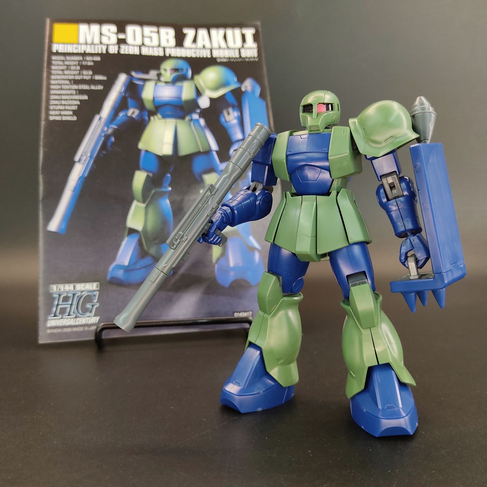 ガンプラ【中古品/汚れ】 HGUC 1/144 ザクI 完成品 組立済みMG HG