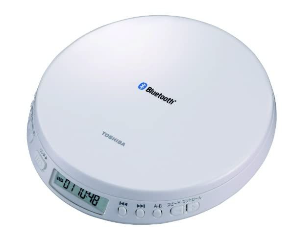 新品 AMZTOP 東芝エルイートレーディング TY-P30 ホワイト [Bluetooth対応ポータブル CDプレーヤー ]