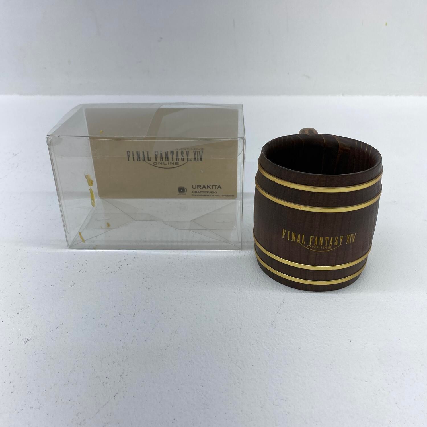 【★加古川物流】中古 ファイナルファンタジー14　木樽ジョッキ**【713】