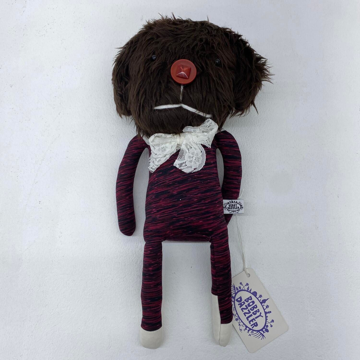 【★加古川物流】美品 ボビーダズラー　犬　ぬいぐるみ**【724】