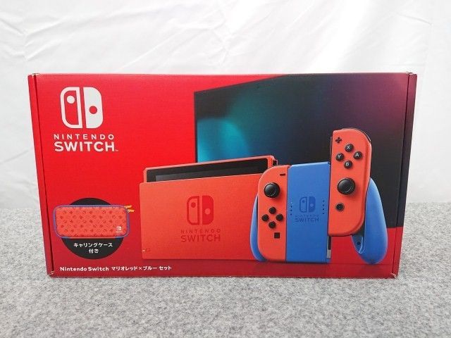 未使用品】 【任天堂】 Nintendo Switch マリオレッド×ブルー セット