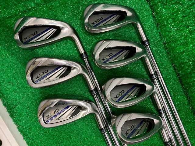 激安[517] アイアンセット ダンロップ ゼクシオ2020 Navy/NSPRO860GH DST 7本セット/R/28■和歌山
