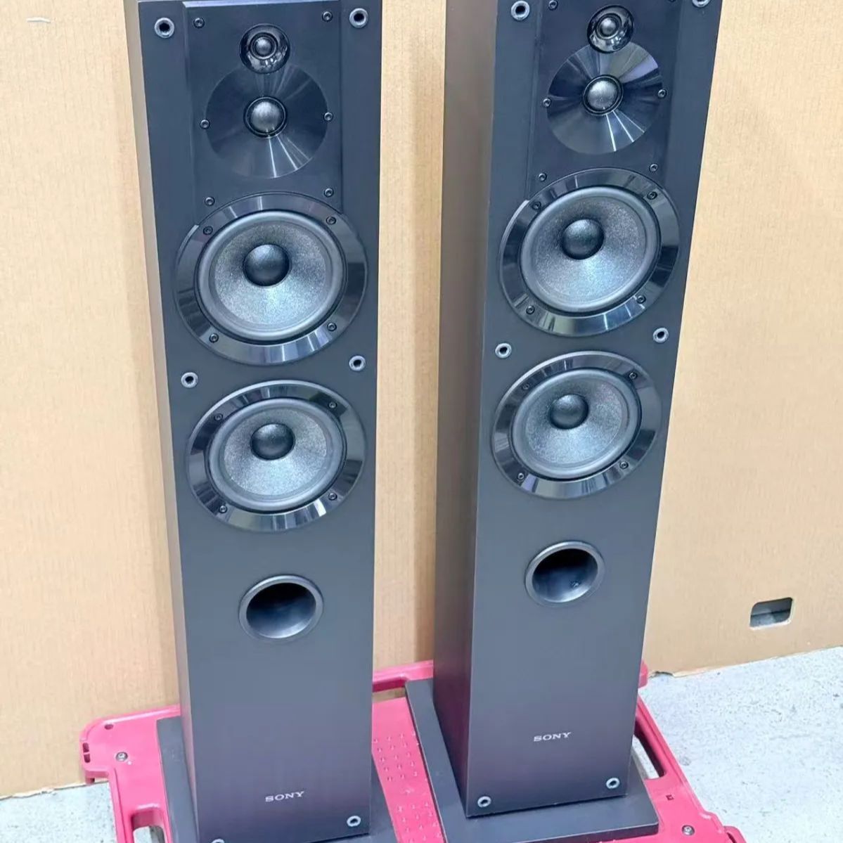 未使用 送料無料 SONY SS-CS3 [ペア] 3ウェイスピーカー トールボーイ