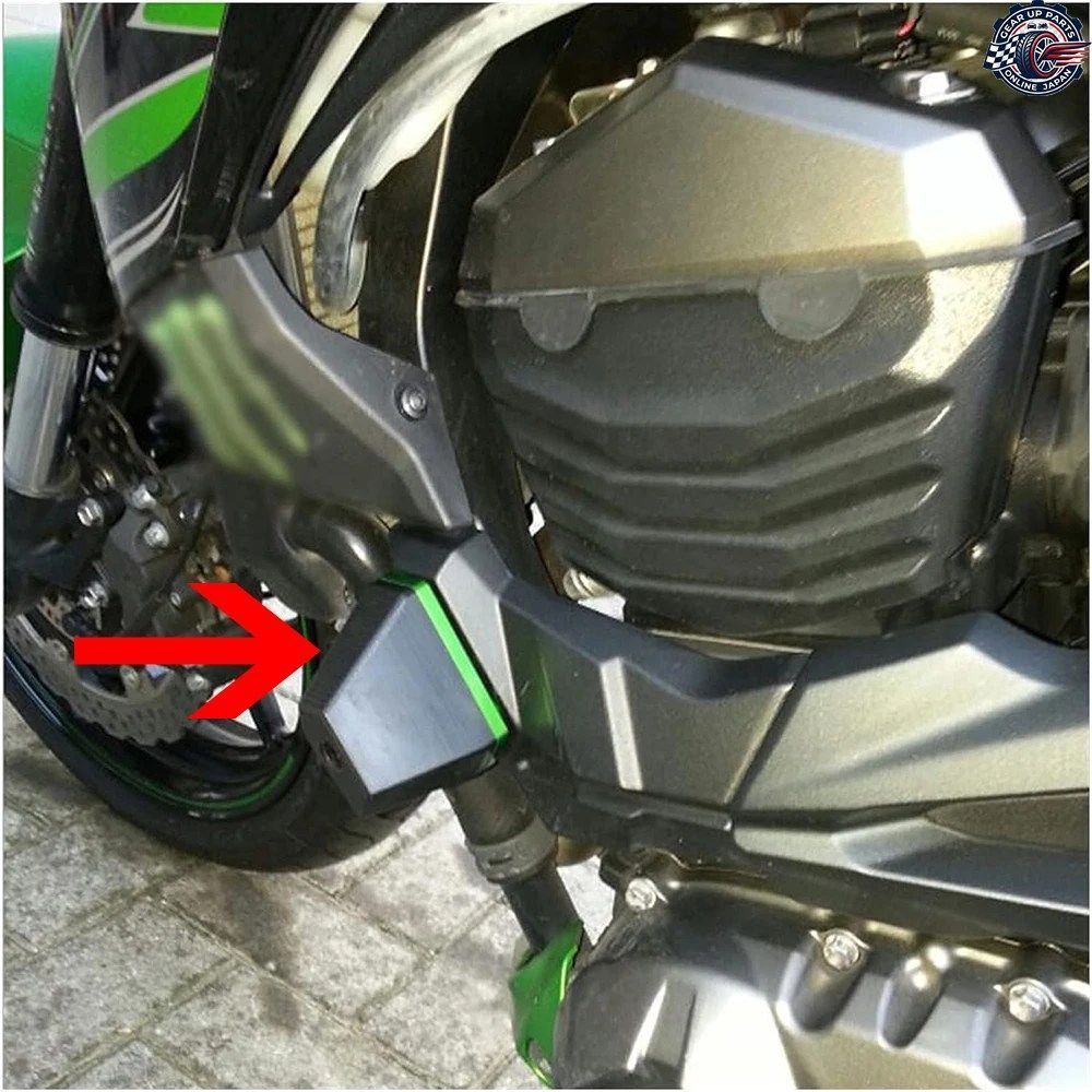 オートバイ用フレームスライダー、フェアリング落下防止パッドプロテクター、カワサキ Z800 Z1000 Z750 エンジンクラッシュプロテクター