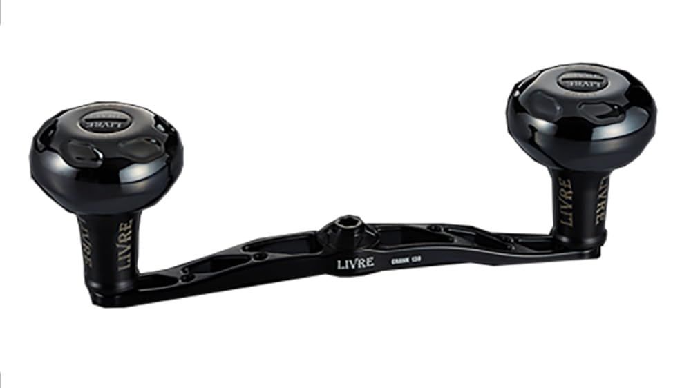 新品 リブレ(LIVRE) 11644 クランク 130 (CRANK 130) Bシリーズ EP41Bノブ搭載 黒鯛工房(ドラグ付)用 オールブラック FKKK130-B41-BKBK
