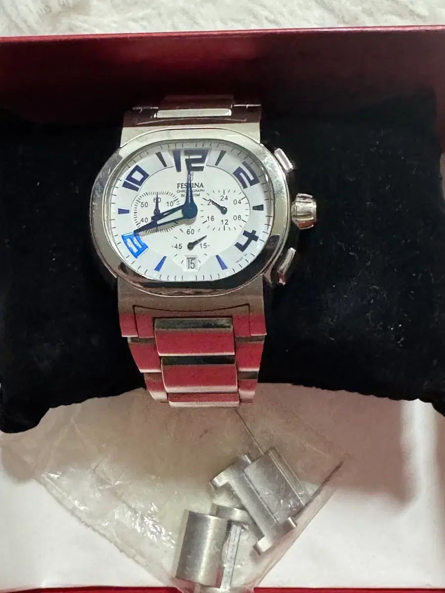 正規品 FESTINA クロノグラフ メンズ メタル ウォッチ