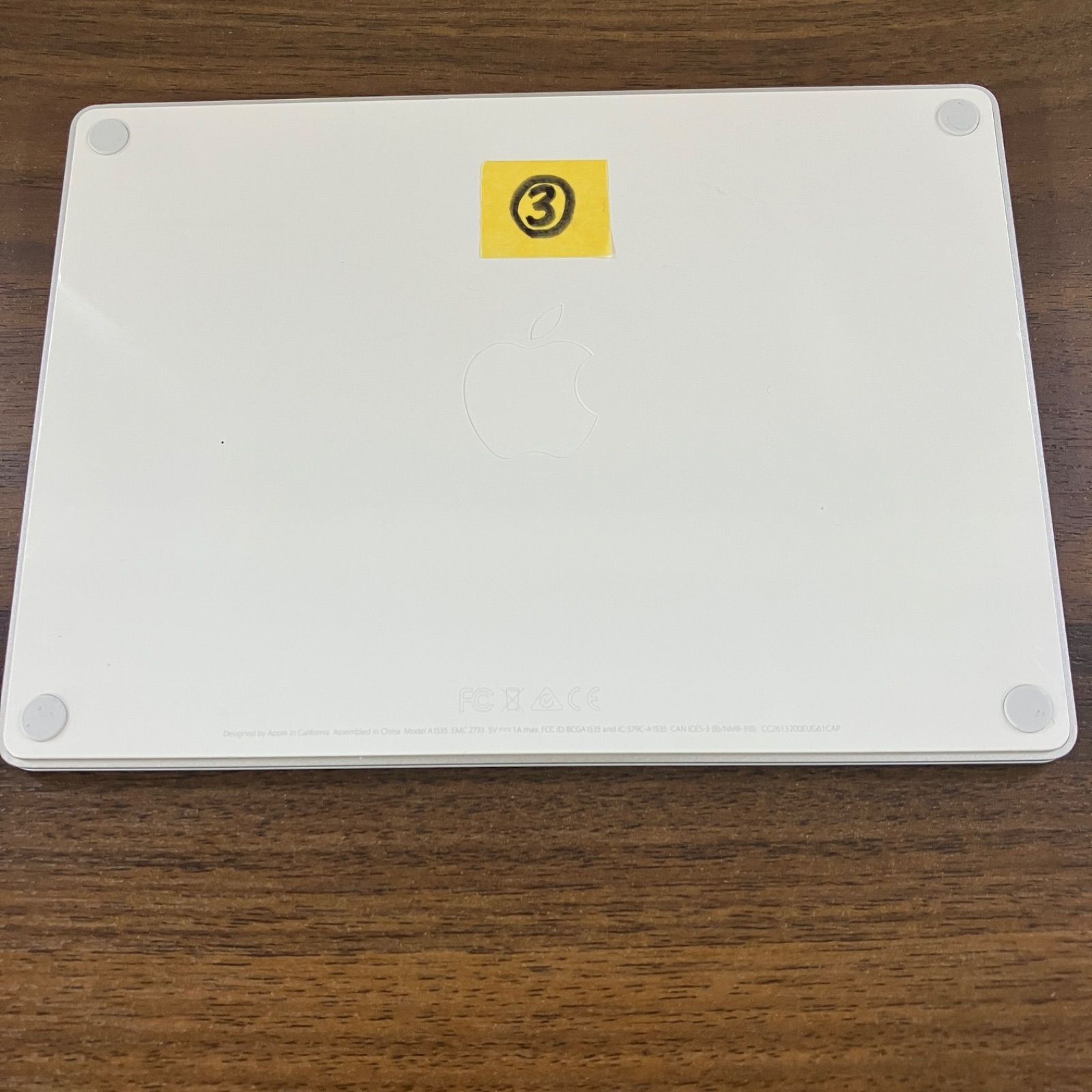 Magic Trackpad ホワイト　第二世代　Lightning Magic Trackpad 2 A1535 ホワイト Lightning - メルカリ