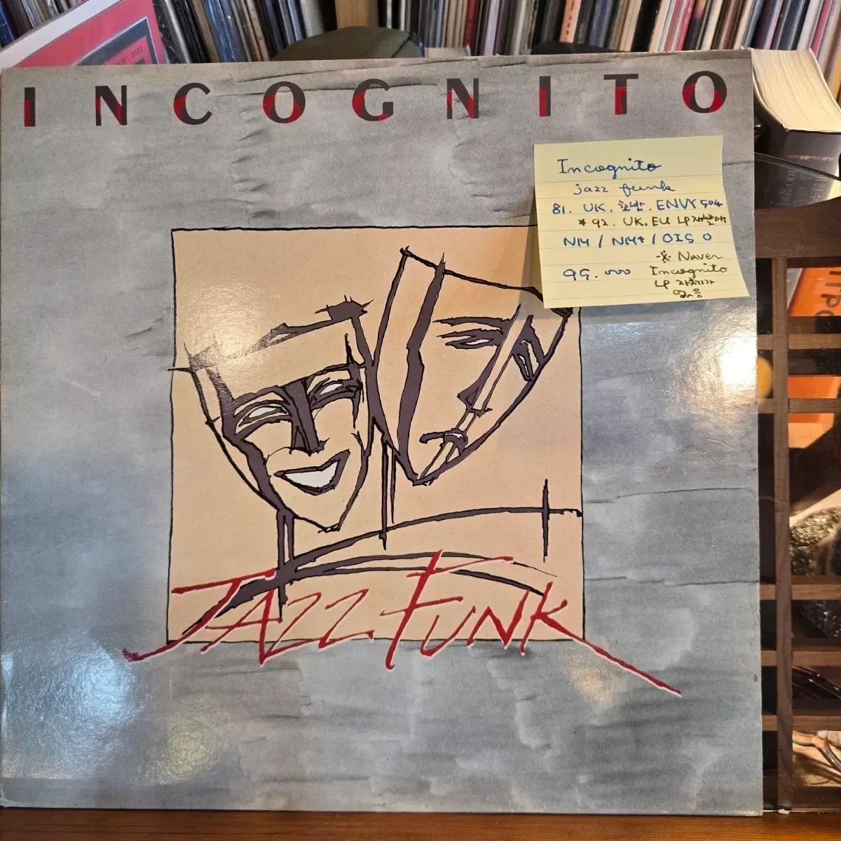 Incognito jazz funk 81 UK 早い NM ／ + ミントグレード L