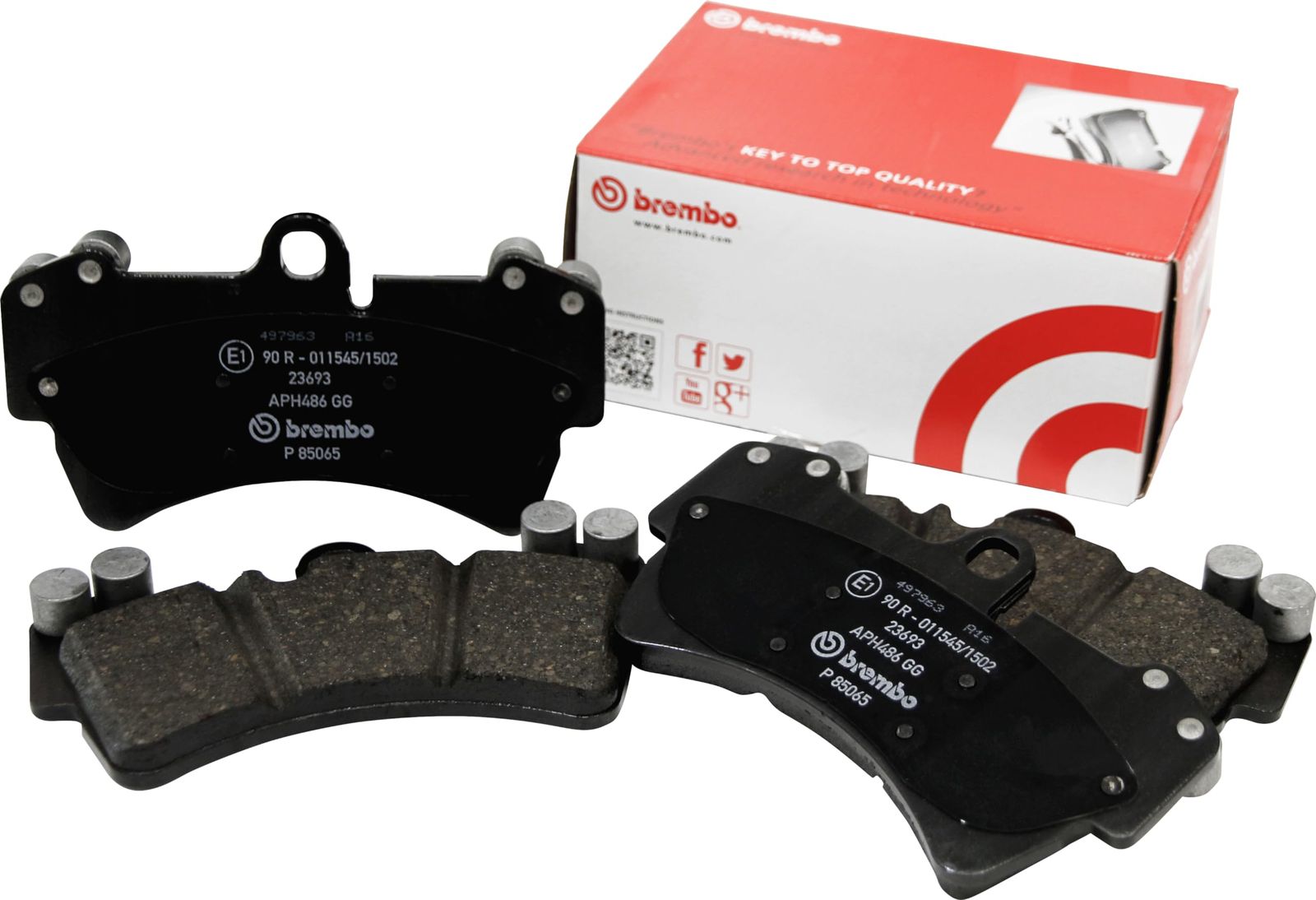 新品 Brembo(ブレンボ) ブレーキパッド BLACK PADS ブラックパッド P16 011