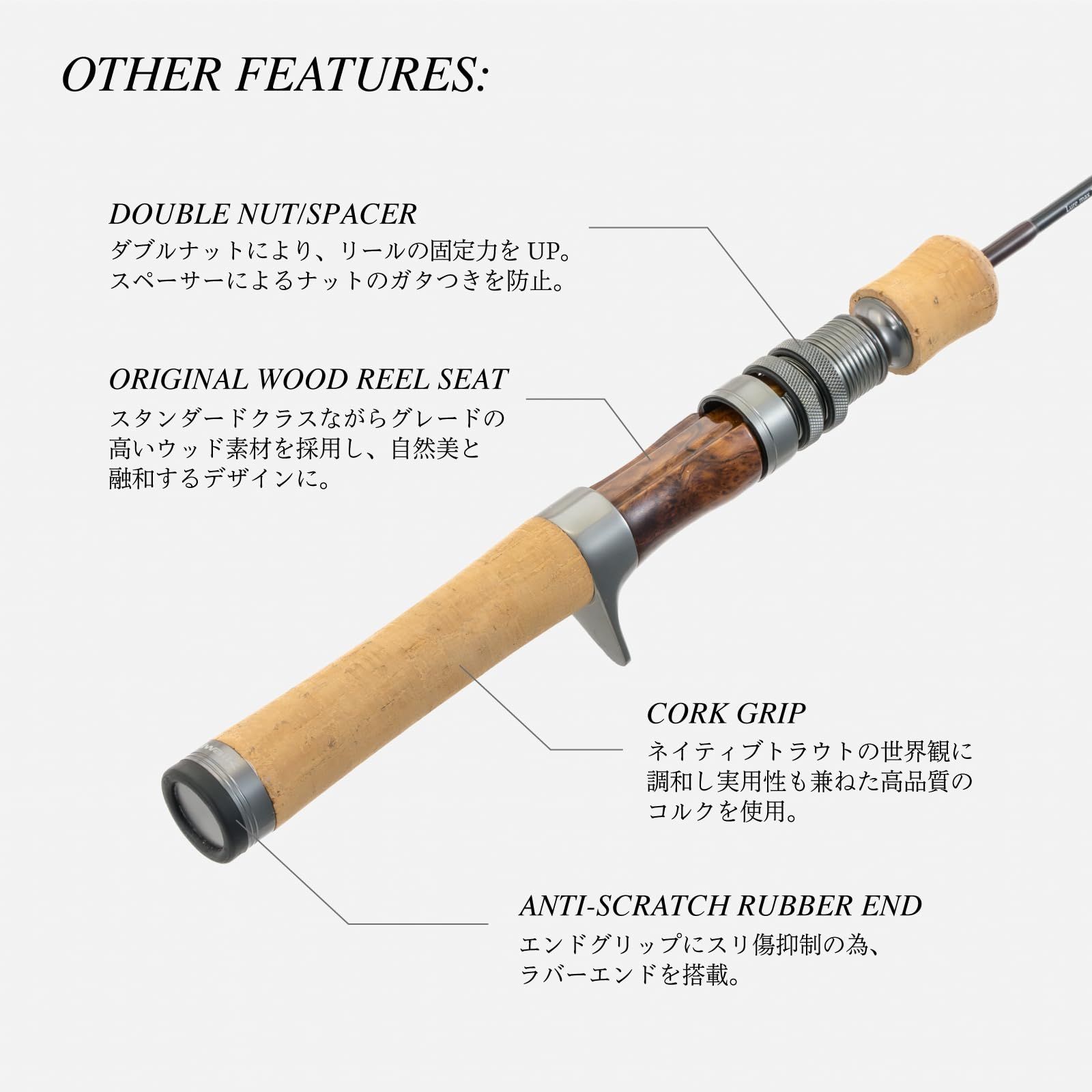 新品 テイルウォーク (Tailwalk) ネイティブトラウトロッド Troutia
