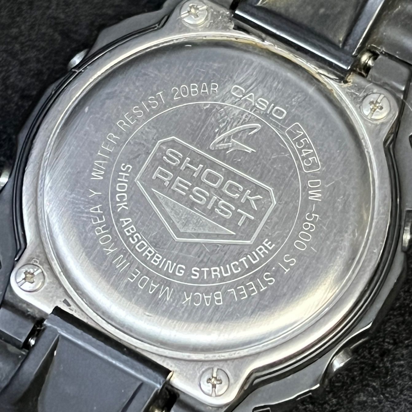 稼動品】 G-SHOCK スピード 艶黒 RAVEN スピード 限定 DW-5600 レア