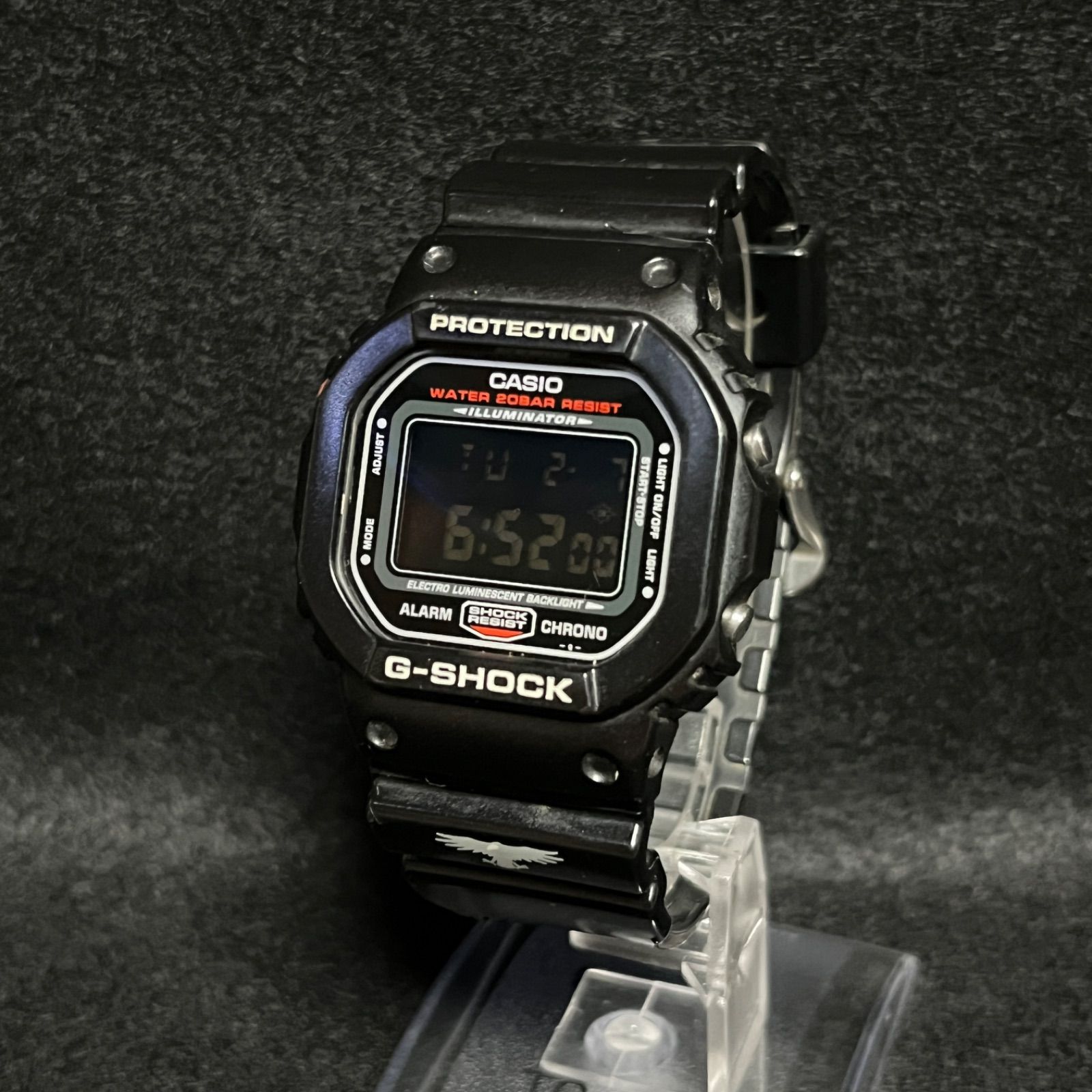 稼動品】 G-SHOCK スピード 艶黒 RAVEN スピード 限定 DW-5600 レア