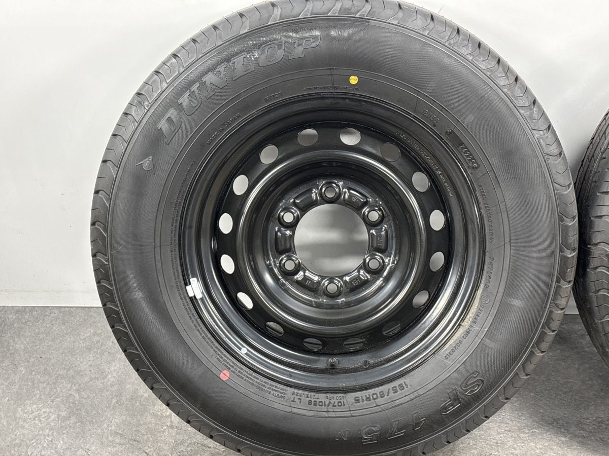 超バリ溝 美品】トヨタ 200 ハイエース 純正 15in 6J PCD139.7