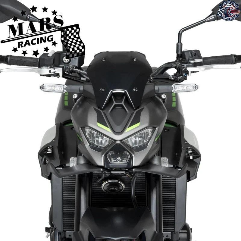 カワサキ Z-900 Z900 Z900 2025 + モーターサイクル スポーツ ダウンフォース ネイキッド フロントスポイラー エアロダイナミック ウィング