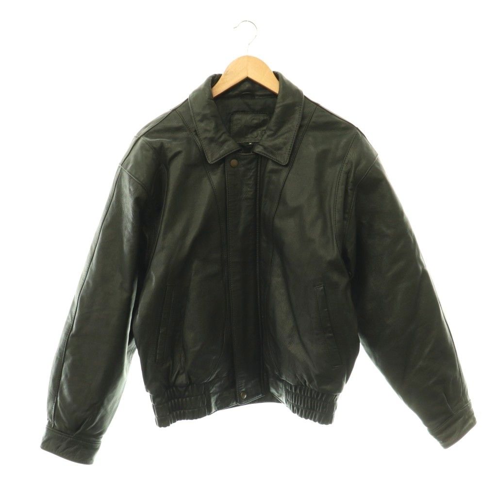 バックロット BACKLOT レザージャケット ジップアップ M ブラック /DO ■GY53 6,586円