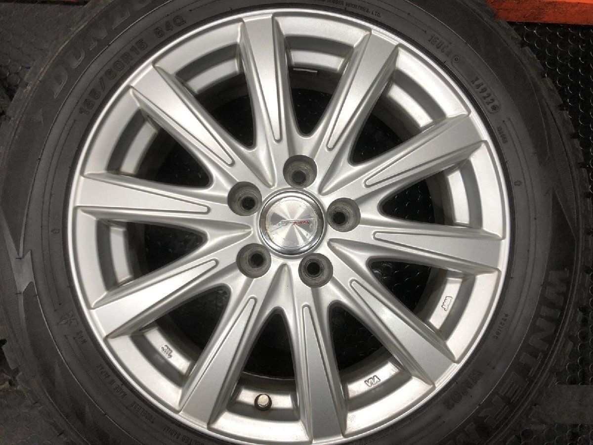 DUNLOP WINTER MAXX WM02 185/60R15】スタッドレス【Weds JOKER 15