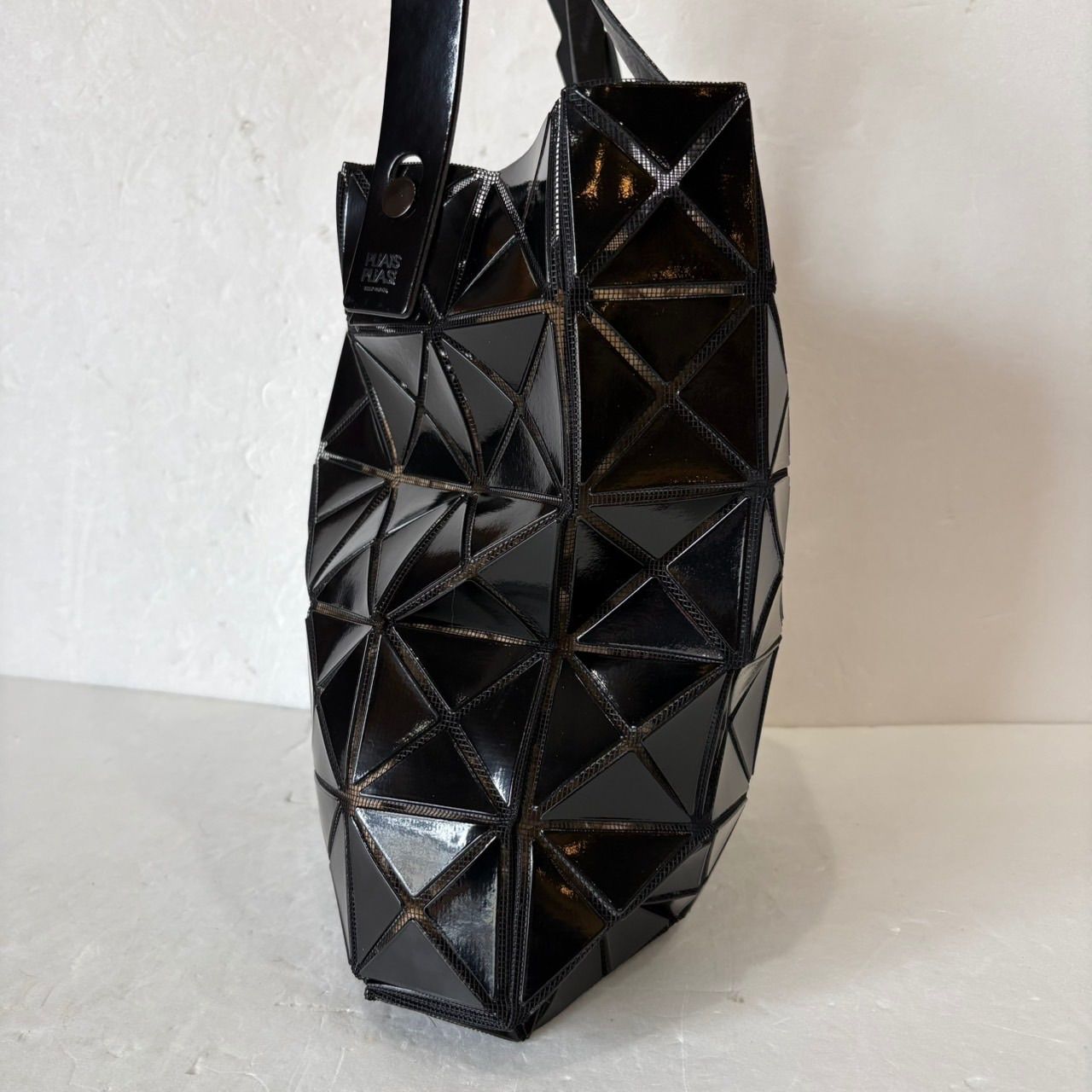 PLEATS PLEASE/ISSEY MIYAKE トートバッグ】ブラック バッグ - メルカリ