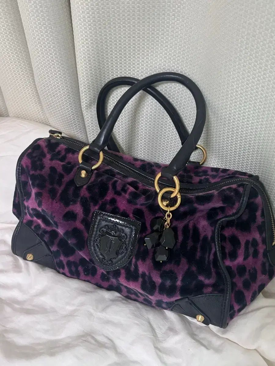 ヴィンテージ JUICY COUTURE ジューシークチュール ツアーベルベット ヒョウ柄 レオパード ボストンバッグ