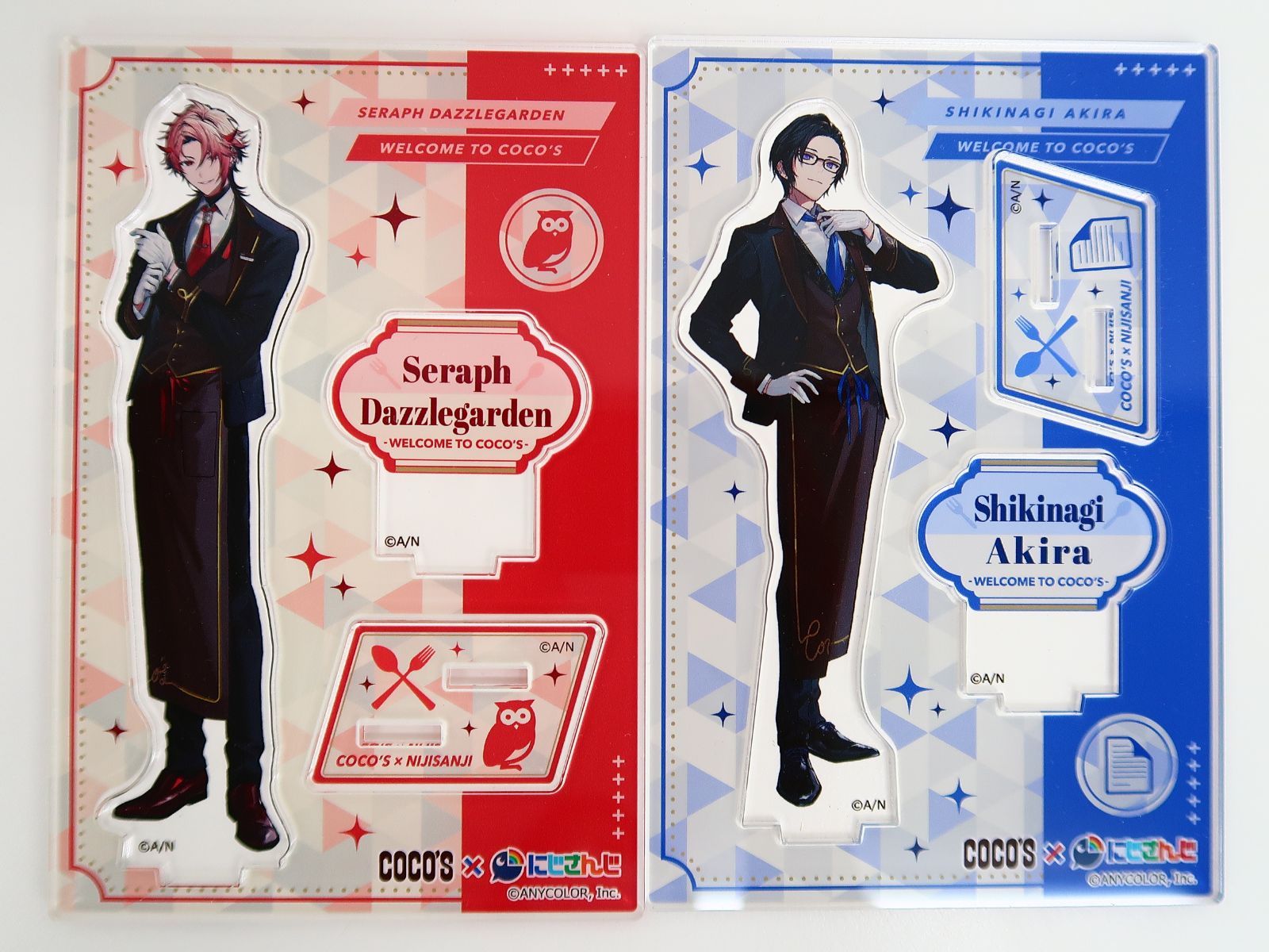 2点セット にじさんじ VOLTACTION×ココス アクリルスタンド/四季凪 