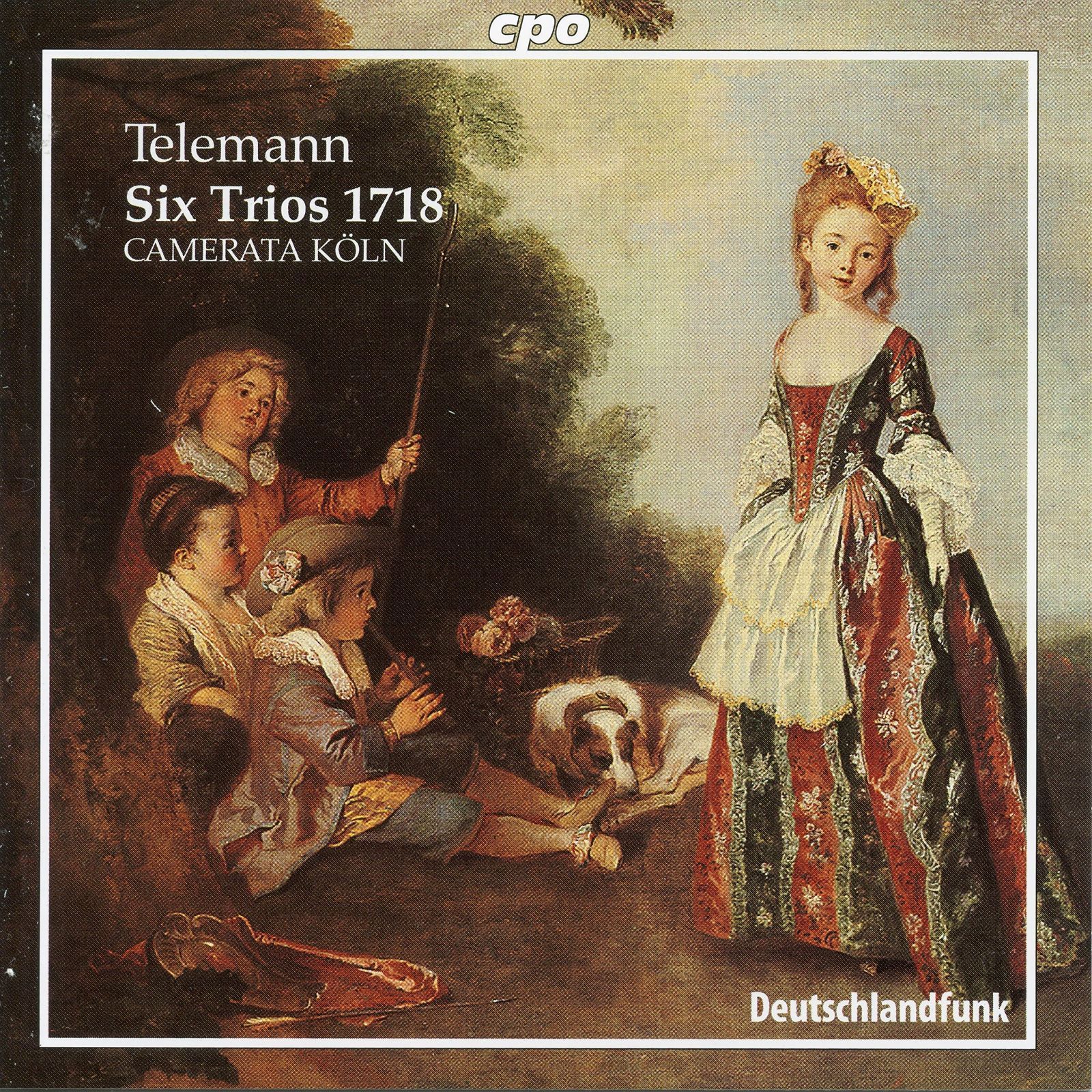 【CD】テレマン:6つのトリオ(1718)