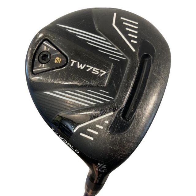 【中古】 本間ゴルフ TOUR WORLD TW757 5W フェアウェイウッド FW VIZARD MP 6 (フレックスS) メンズ 男性用 右利き 右用 Cランク ゴルフクラブ