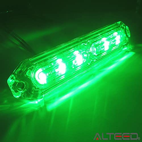 アルティード(ALTEED)小薄型LEDフラッシュライトバー 24パターン 同期連動機能有り 12V24V自動車対応 (緑色発光)ts 657cdd58