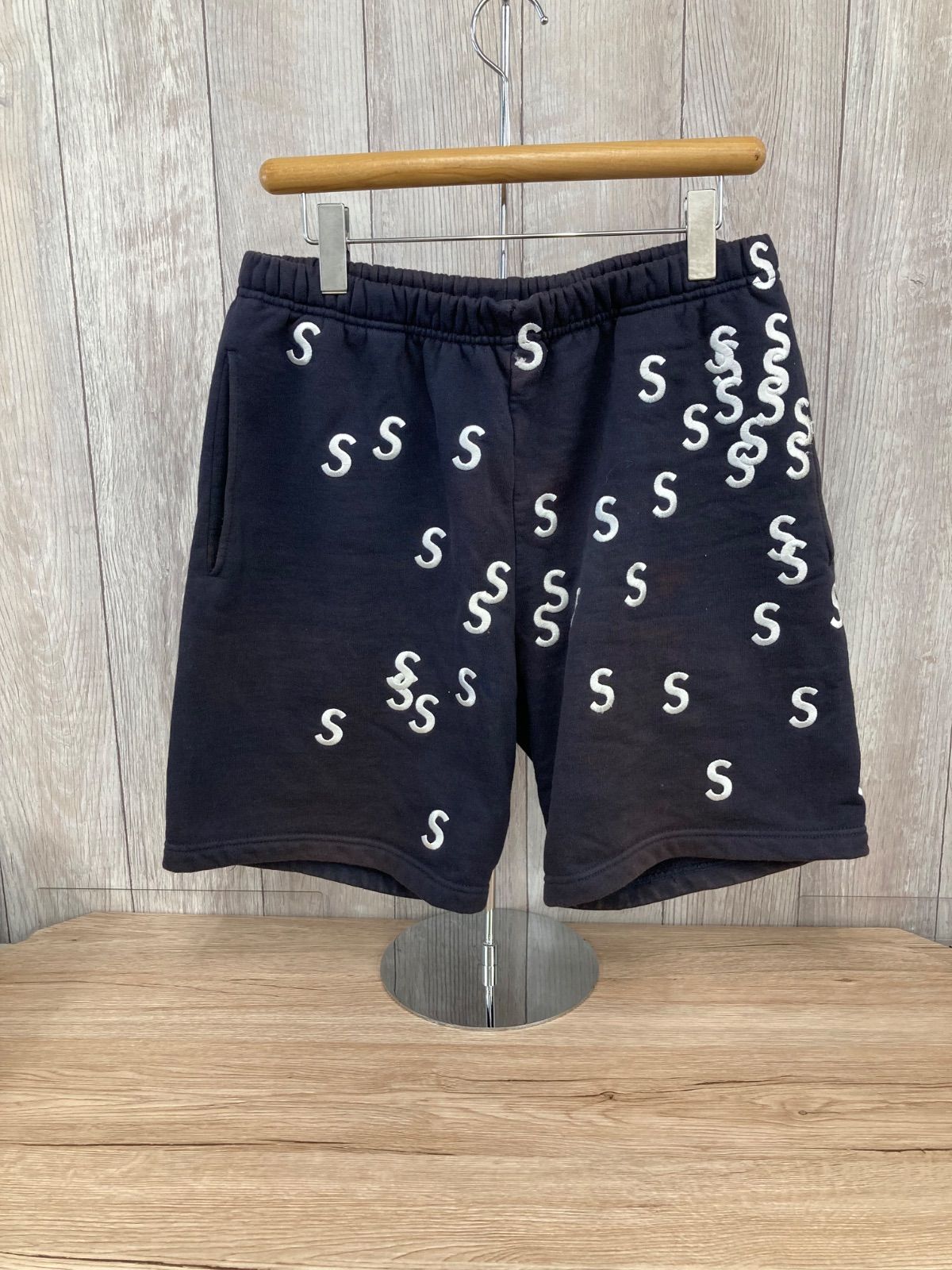 Supreme シュプリーム ハーフパンツ Sロゴ ネイビー Sサイズ 平塚店 衣料品　㊱
