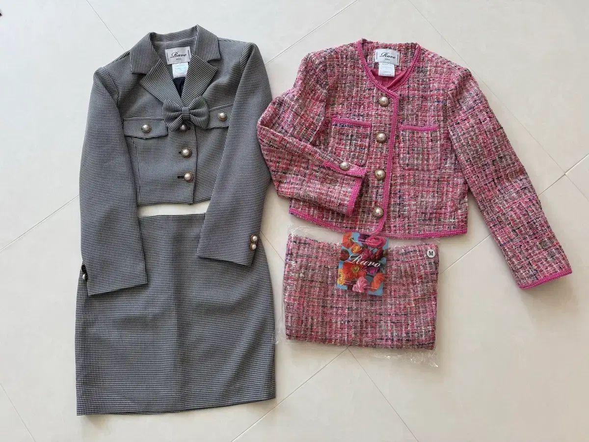 ラボーSEOUL ツイード セットアップ 2着