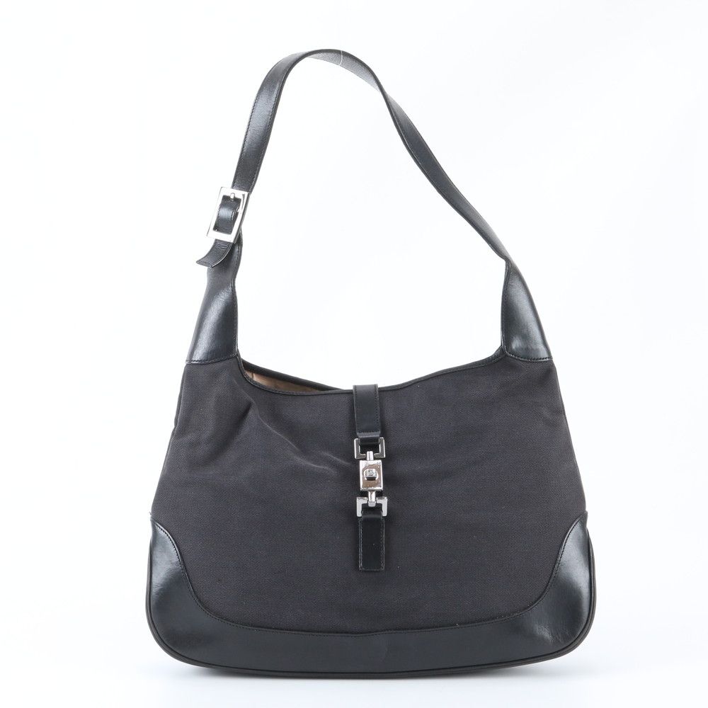 美品 グッチ ジャッキー 001 3346 レザ- ショルダーバッグ 肩掛け ワンショルダー トート ハンド レディース WEE EB24-9【中古】