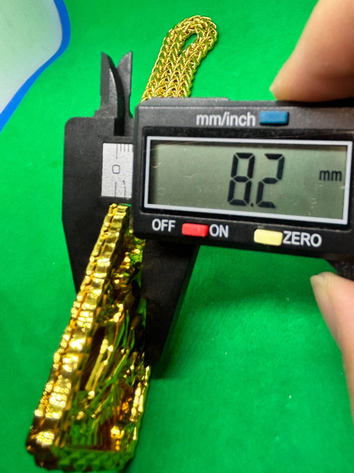 ベトナム砂金 馬到成功牌・龍首扣ボスチェーン 60cm 99g 商品番号6382 