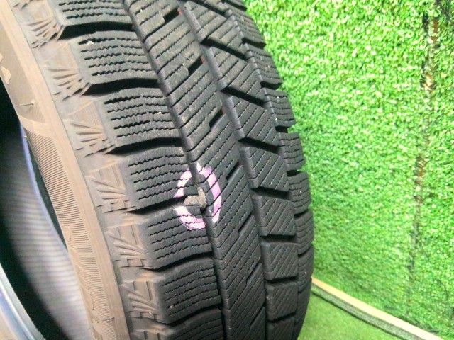 中古】スタッドレスタイヤ 14インチ 22年製 ブリヂストン VRX3 155
