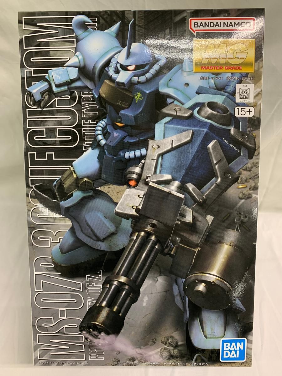 【未開封】MG 機動戦士ガンダム 第08MS小隊 MS-07B-3 グフカスタム 1/100スケール 色分け済みプラモデル