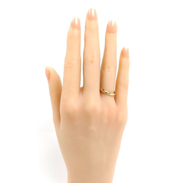 CARTIER カルティエ K18YG イエローゴールド 1895 ウェディング 1P