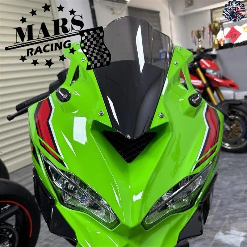 カワサキ ZX4R ZX-4R ZX-4RR ZX4R 2023 2024 オートバイ用ウインドシールド ウインドスクリーンキット ディフレクター