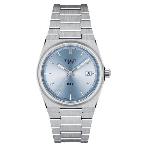 【アウトレット】TISSOT(ティソ) PRX ピーアールエックス 腕時計 35mm経 ライトブルー T137.210.11.351.00