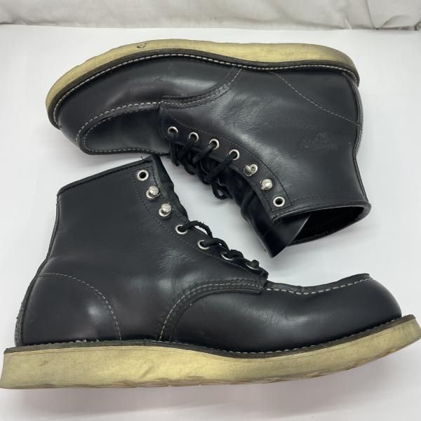 中古】RED WING アイリッシュセッター 8130 USA製 26.5cm 黒 レッド