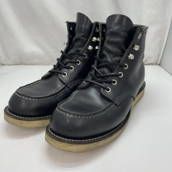 中古】RED WING アイリッシュセッター 8130 USA製 26.5cm 黒 レッド