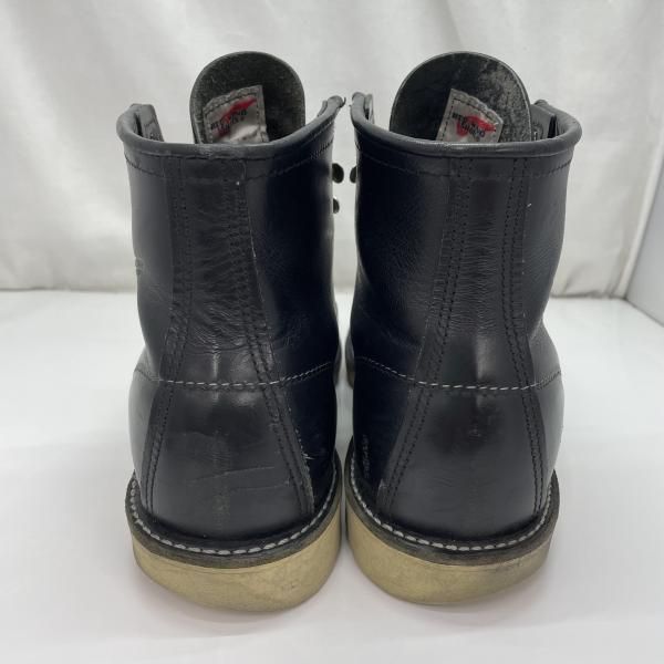 中古】RED WING アイリッシュセッター 8130 USA製 26.5cm 黒 レッド