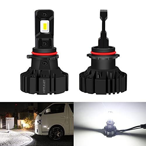 OPPLIGHT PSX26W LED フォグランプ 6000K 白色 ホワイト 車検対応 トヨタ ハイエース200系 H24.5~ KDH/TRH/GDH 200系 3型後期～6型 6000LM ファンレス 一体型 ポン付け 純正交換 カッ a897e40b