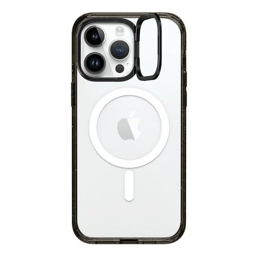 CASETiFY インパクトリングスタンド iPhone 15 Pro Max ケース [スタンド機能/MagSafe対応/耐衝撃] - クリア ブラックma 9a835401