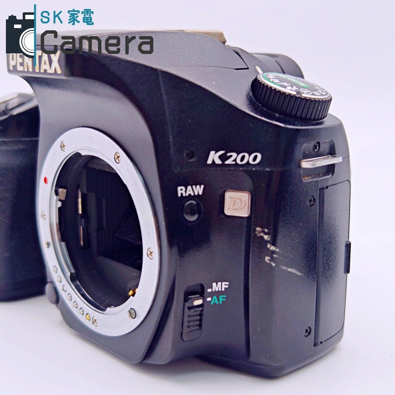 中古】 PENTAX K200 D ペンタックス デジタル一眼レフ 単三電池駆動