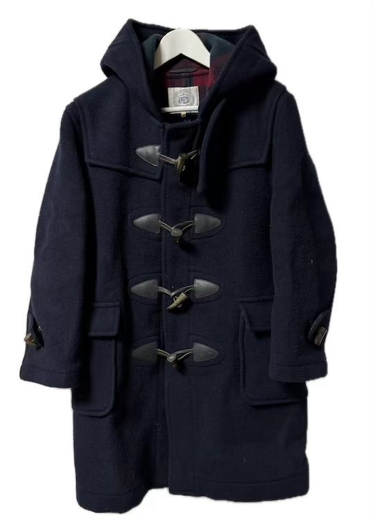 ジェイプレス J.PRESS ダッフルコート ロング M ネイビー アウター