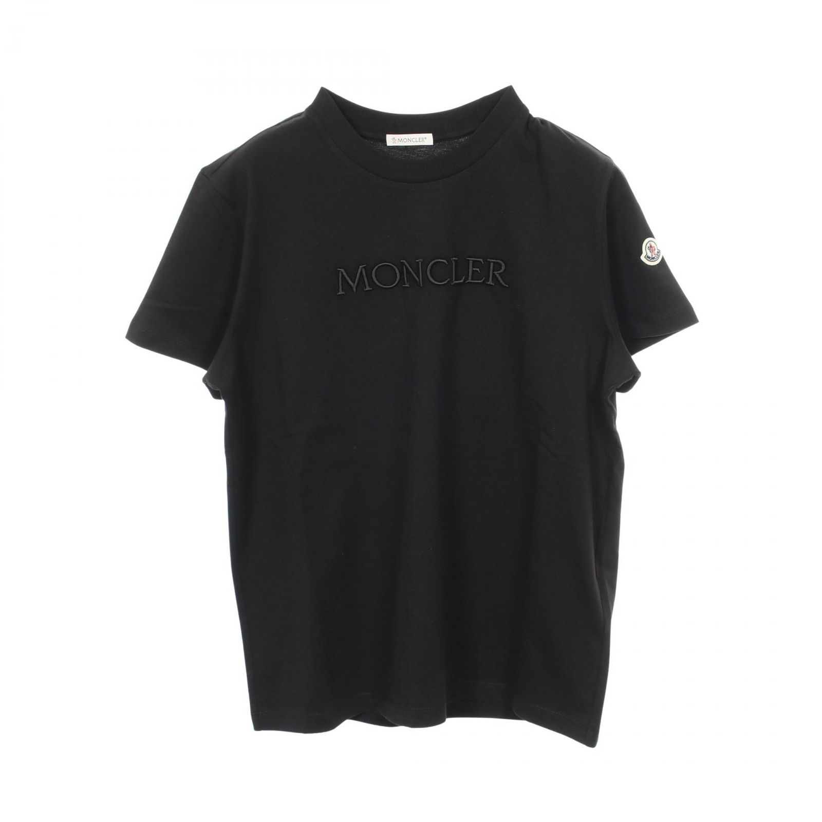 MONCLER モンクレール SS T-SHIRT ロゴ刺繍 クルーネック 半袖Tシャツ