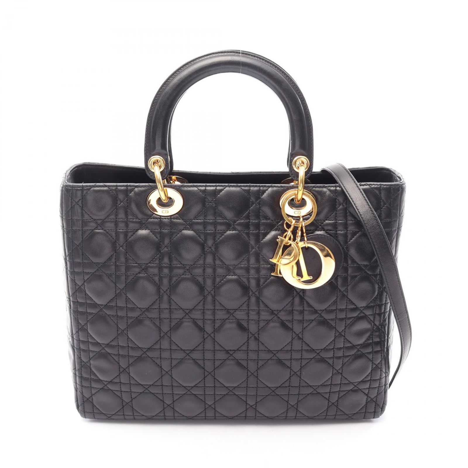 Dior ディオール レディディオール ラージ 2WAY ハンドバッグ