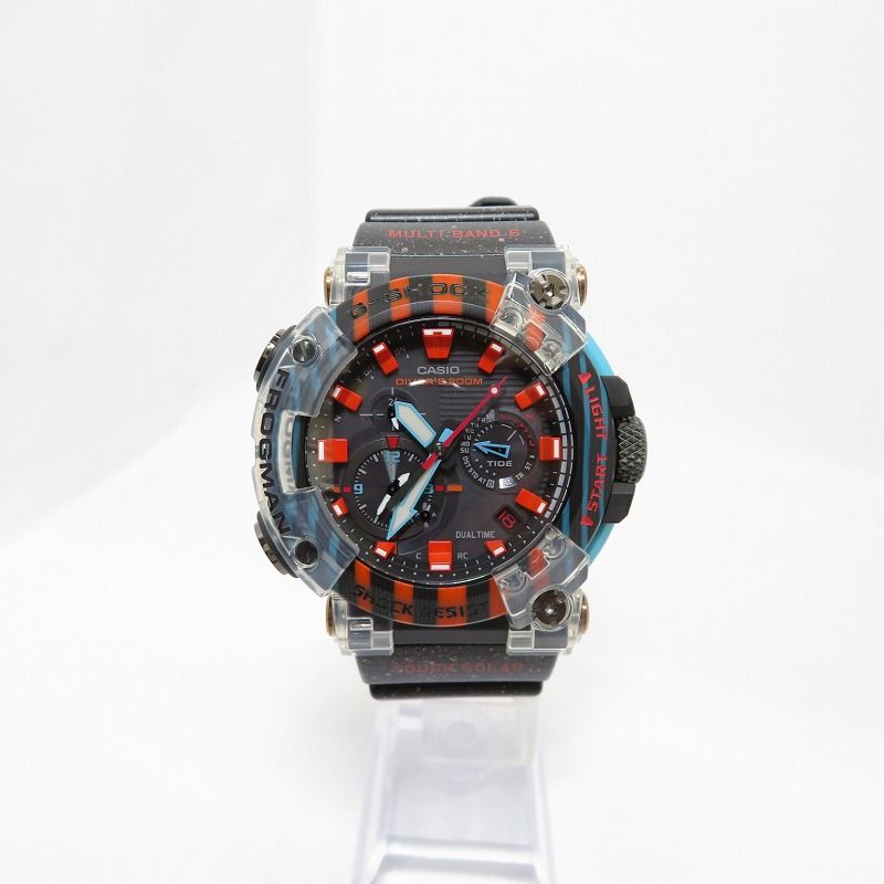 【瀬戸大橋店】 中古 G-SHOCK | ジーショック 腕時計 アナログ電波ソーラー MASTER OF G - SEA/FROGMAN GWF-A1000APF-1AJR ブラック 【131】 104,000円