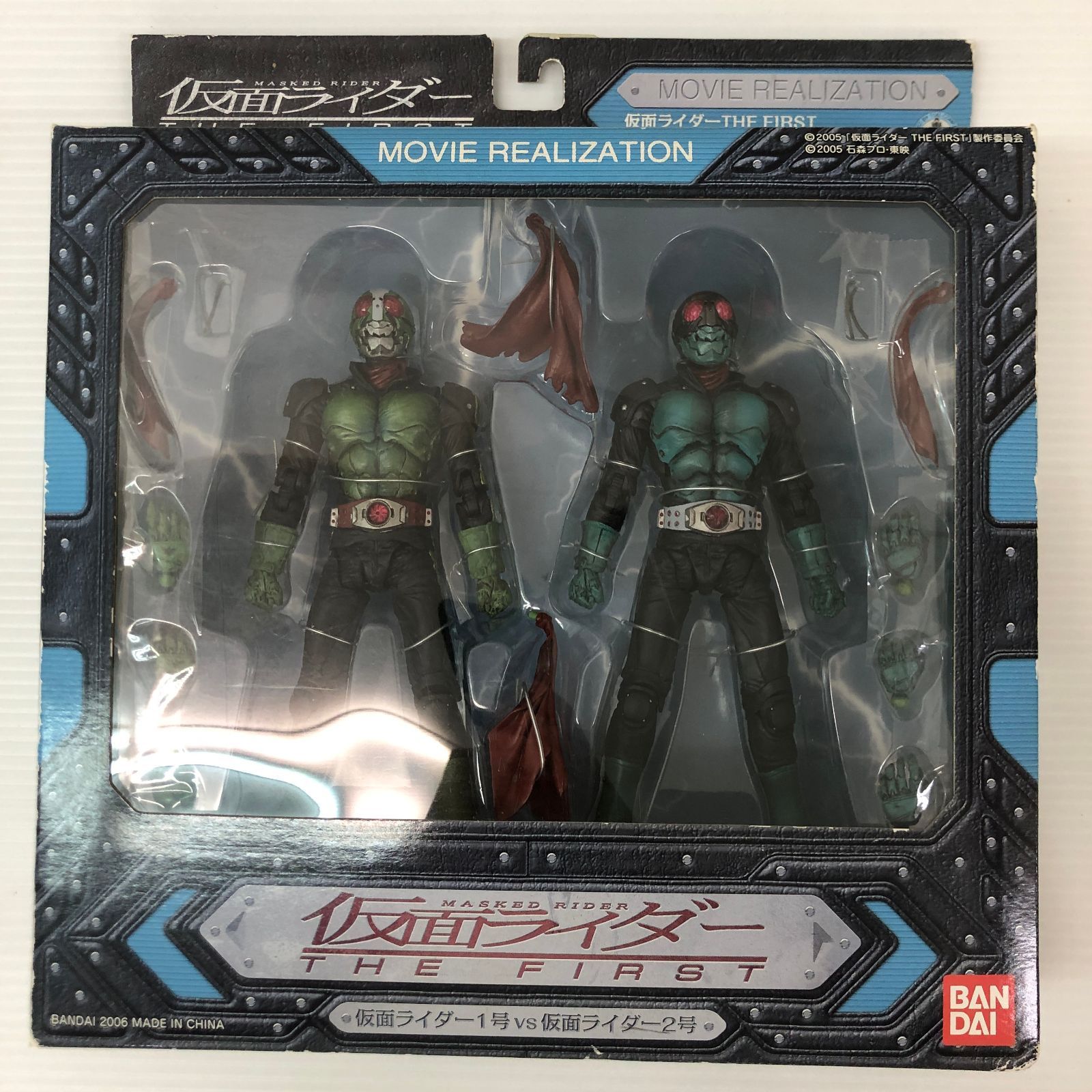 MOVIE REALIZATION 仮面ライダー THE FIRST 1号＆2号 フィギュア ※外箱